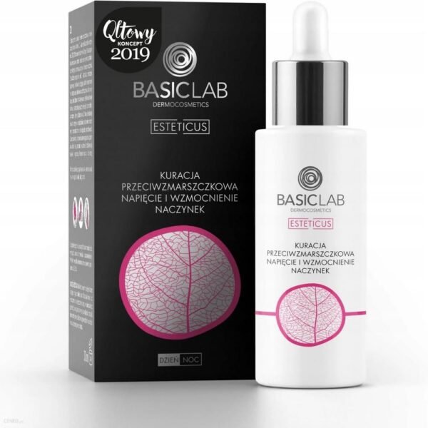 BasicLab Esteticus Serum with vitamin C and ferulic acid Tension and strengthening of blood vessels 30ml