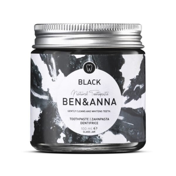 BEN & ANNA Toothpaste for teeth whitening with activated charcoal 100 ml