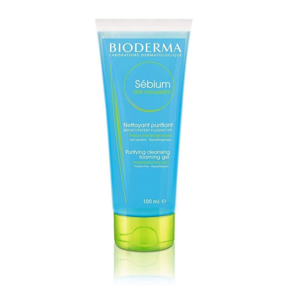 bioderma sebium moussant antibacterial face washing gel 200ml