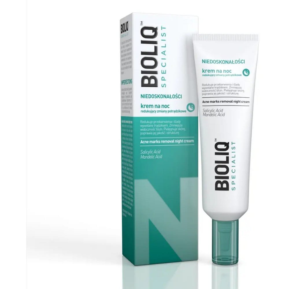 bioliq specialist night cream reducing acne lesions 30ml