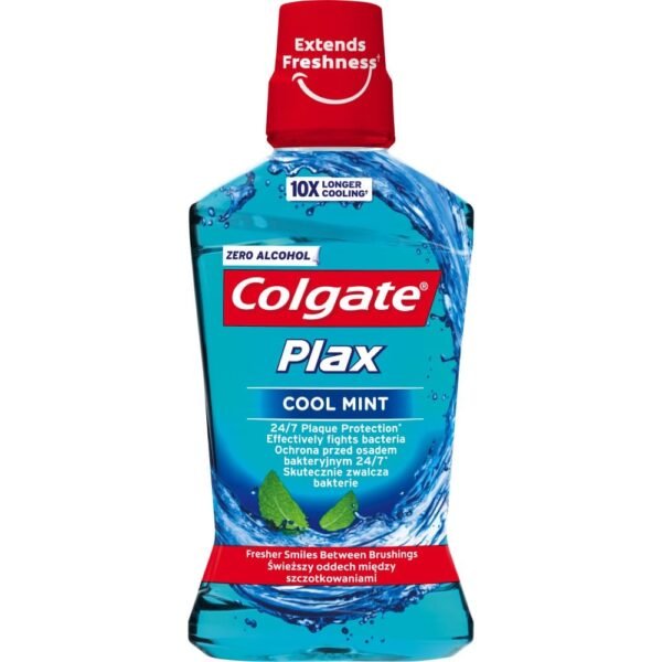 COLGATE Plax Estni voda bez alkoholu Cool Mint 500 ml