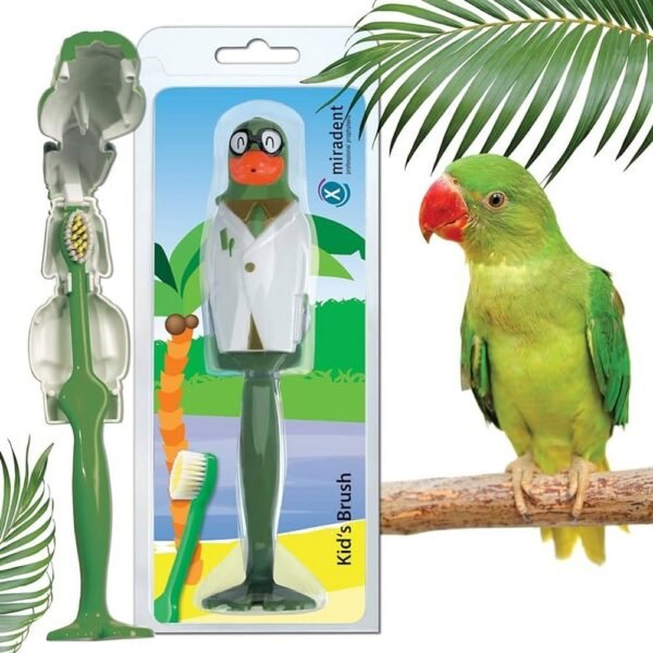 MIRADENT Children's toothbrush Kid's Brush parrot, 1 pcs