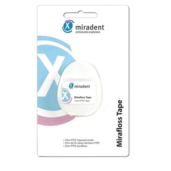 MIRADENT Dental floss Mirafloss unwaxed 20 m, 1 pcs