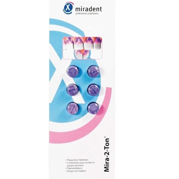 MIRADENT Plaque test tablets Mira-2-Ton, 6 pcs