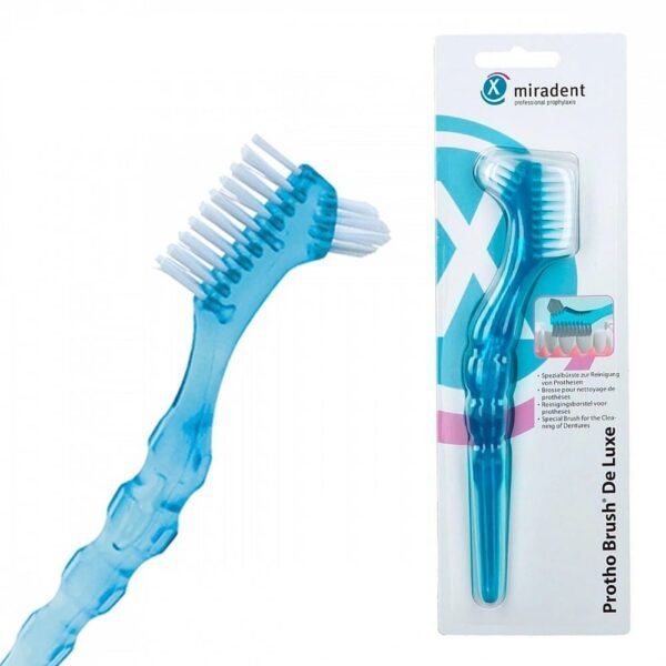 MIRADENT Prosthesis brush Protho Brush blue trans., 1 pcs