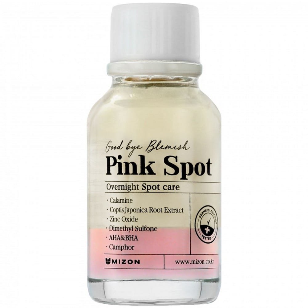 mizon night serum with anti acne powder pink spot good bye blemish 19 ml