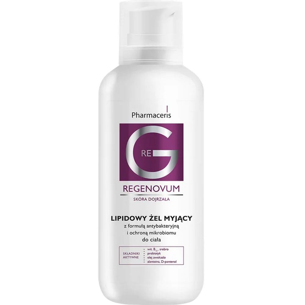 pharmaceris g regenovum lipid cleansing gel with antibacterial formula and microbiome protection 400 ml