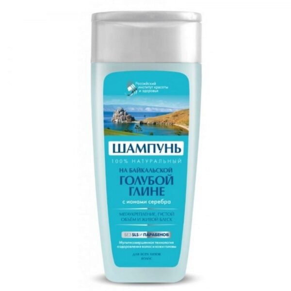 Fito Kosmetik ,Shampoo with Baikal blue clay and silver ions 270 ml,Šampon s bajkalským modrým jílem a ionty stříbra 270ml