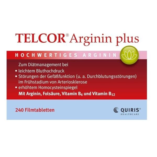 TELCOR Arginine plus film-coated tablets, 240 pcs