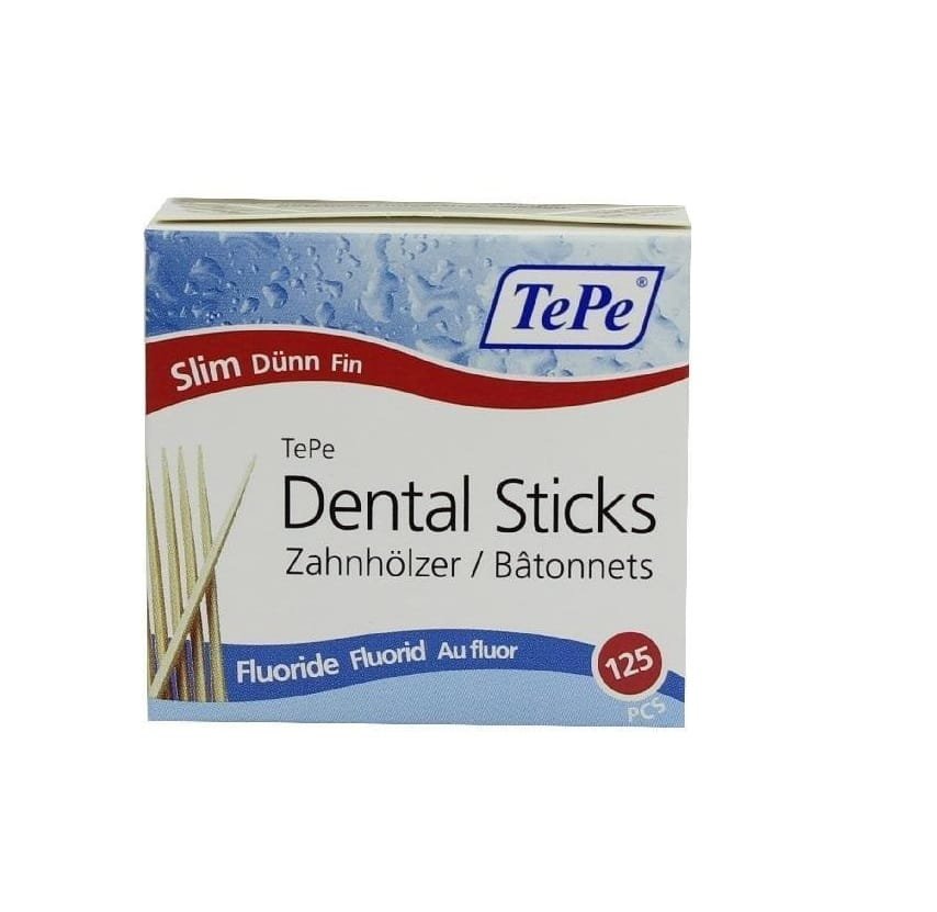 tepe toothpicks thin with fluoride 125 pcs