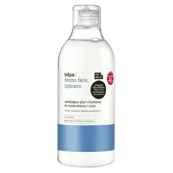 Tołpa Dermo Face Hydrativ moisturizing micellar fluid for washing the face and eyes 400ml