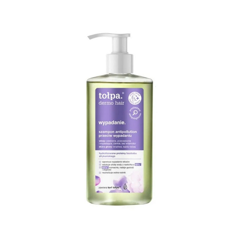 tolpa dermo hair loss antipollution shampoo against hair loss 250 ml