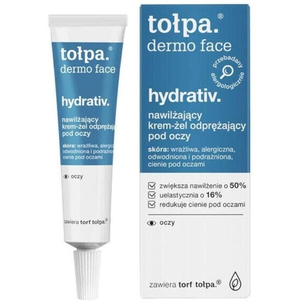 tołpa. hydrativ, moisturizing relaxing eye cream-gel 10 ml
