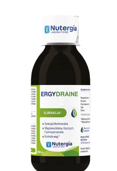 Nutergia synergies phytominérales ergydraine, 250 ml