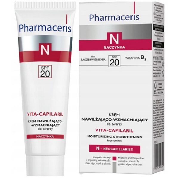 Pharmaceris,PHARMACERIS N VITA-CAPILARIL Face cream 50 ml,PHARMACERIS N VITA-CAPILARIL Krem do twarzy 50 ml