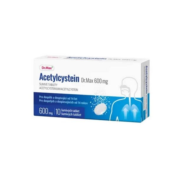 Acetylcystein 600 mg, 10