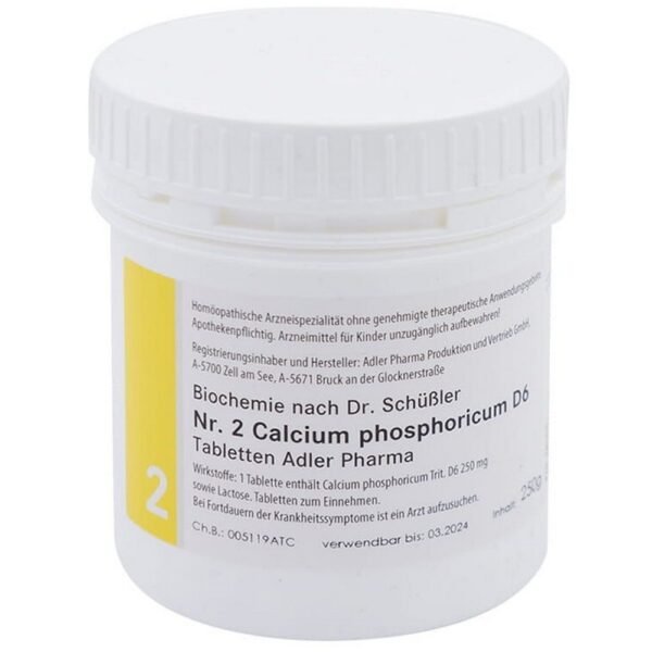 Adler Schüßler Salt No. 2 tablets, 250g