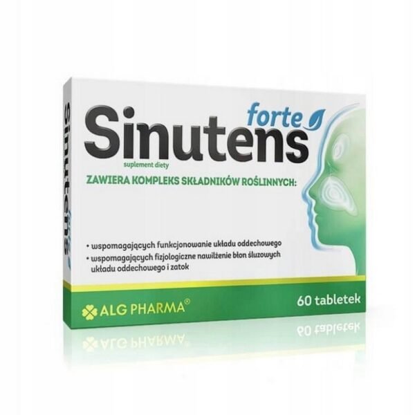 Alg Pharma,Sinutens Forte dietary supplement,60 pcs,Sinutens Forte suplement diety, 60 szt