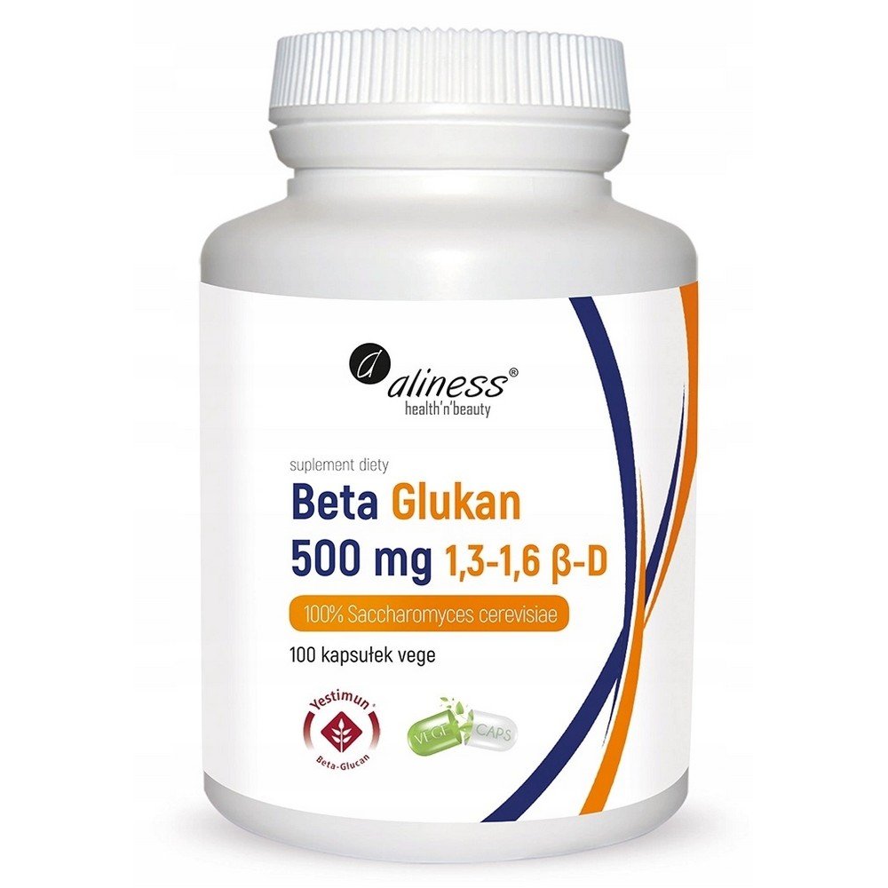 aliness beta glucan 500 mg yestimun without fillers