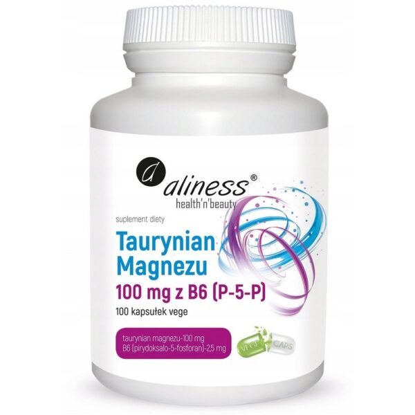 Aliness,Aliness MAGNESIUM TAURATE taurine HEART blood circulation B6,Aliness TAURAT MAGNEZU tauryna SERCE krążenie krwi B6