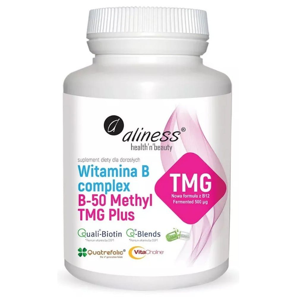 aliness vitamin b complex b 50 methyl 100 caps