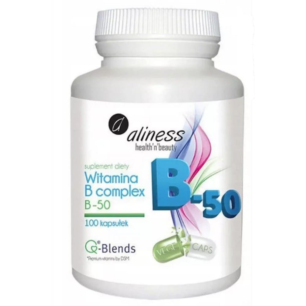 aliness vitamin b50 complex b 50 complex 100 caps