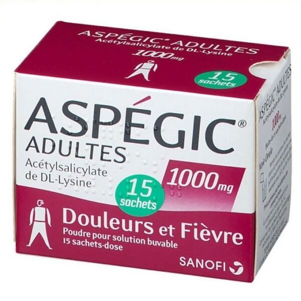 ASPEGIC ADULTES 1000 mg,ADULTES ASPÉGIQUES 1000 mg