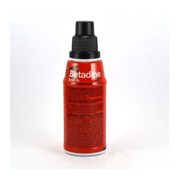 Betadine SCRUB 4 RED CENT 125ML,Bétadine GOMMAGE 4 CENTS ROUGES 125ML
