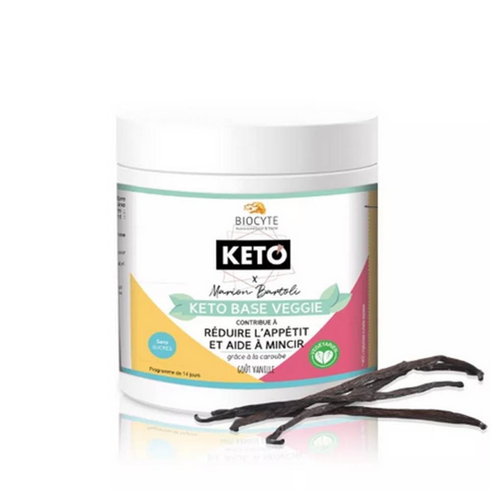 biocyte keto base veggie vanille 210 g