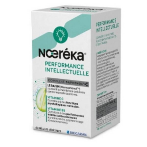 Biogaran Noeréka Intellectual performance, 60, Biogaran Noeréka Performance intellectuelle
