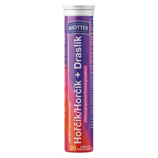 BIOTTER Magnesium and potassium effervescent tablets 20 pcs