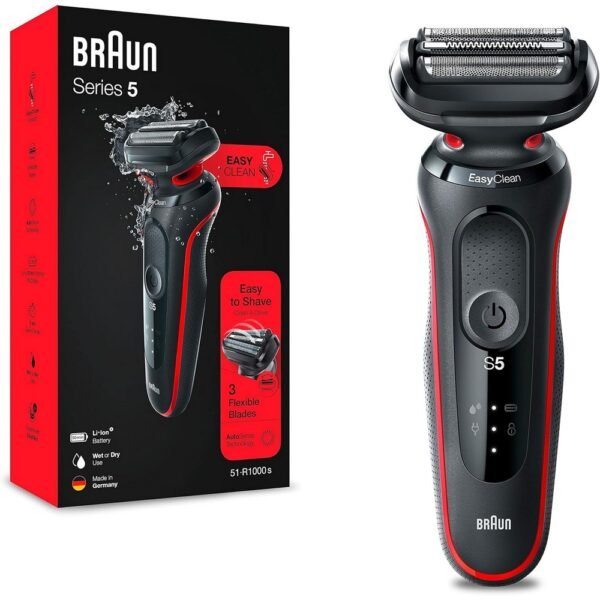 Braun Series 5 51-R1000s, Red;Braun Series 5 51-R1000s, Rot