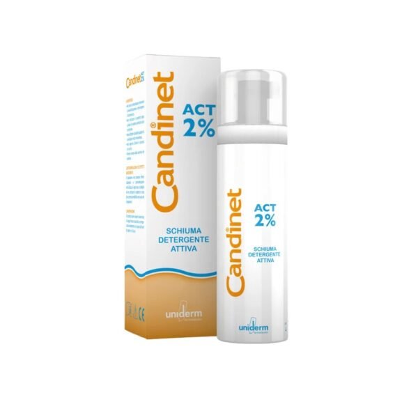 UNIDERM FARMACEUTICI Srl,Candinet Act 2% Active Cleansing Foam Hygiene Ano-genital Area 150 ml,Candinet Act 2% Schiuma Detergente Attiva Igiene Zona Ano-genitale 150 ml