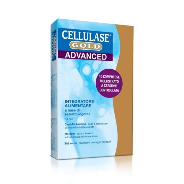 Cellulase Gold Advanced - Anti-Cellulite Supplement - 40 Tablets,Cellulase Gold Advanced - Integratore Anticellulite - 40 Compresse,PERRIGO ITALIA SRL