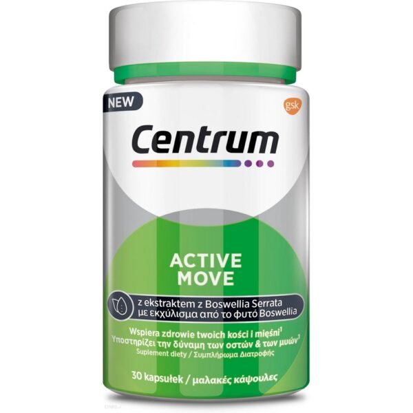 GlaxoSmithKline, GSK,Centrum Active Move 30 capsules,Centrum Active Move 30 kapsułek