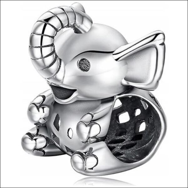 CHARMS SILVER ELEPHANT ELEPHANT PENDANT, CHARMS SILVER 925 ORIGINAL;DIJES ELEFANTE DE PLATA COLGANTE DE ELEFANTE, DIJES DE PLATA 925 ORIGINALES