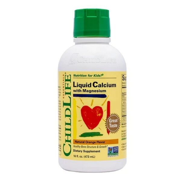 Childlife Liquid Calcium With Magnesium Liquid Calcium and Magnesium 473Ml