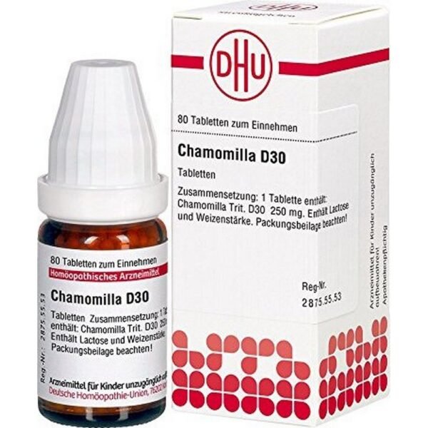DHU Chamomilla D30 globules tablets, 80 pieces