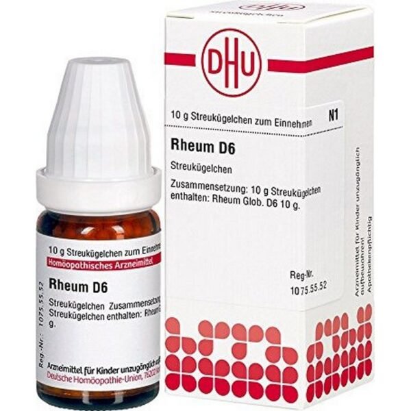 DHU Rheum D6 globules, 10g