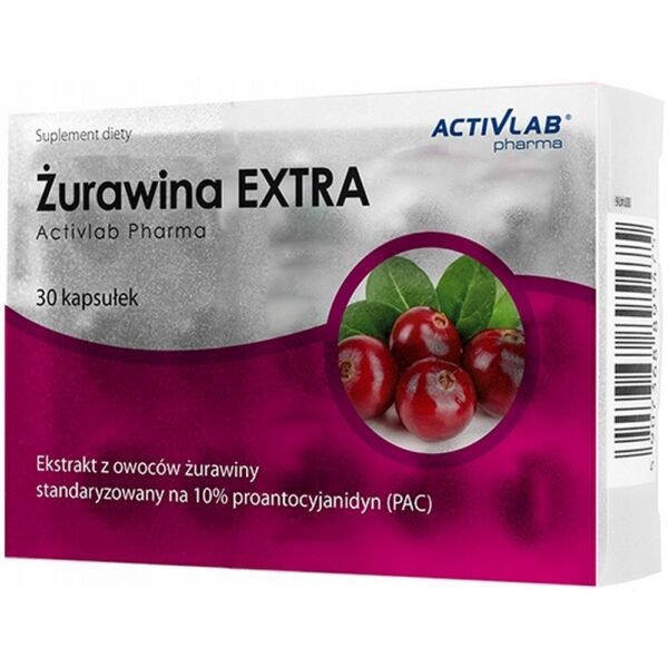 Activlab,Dietary supplement Cranberry Extra 30 capsules,Suplement diety Żurawina Extra 30 kapsułek