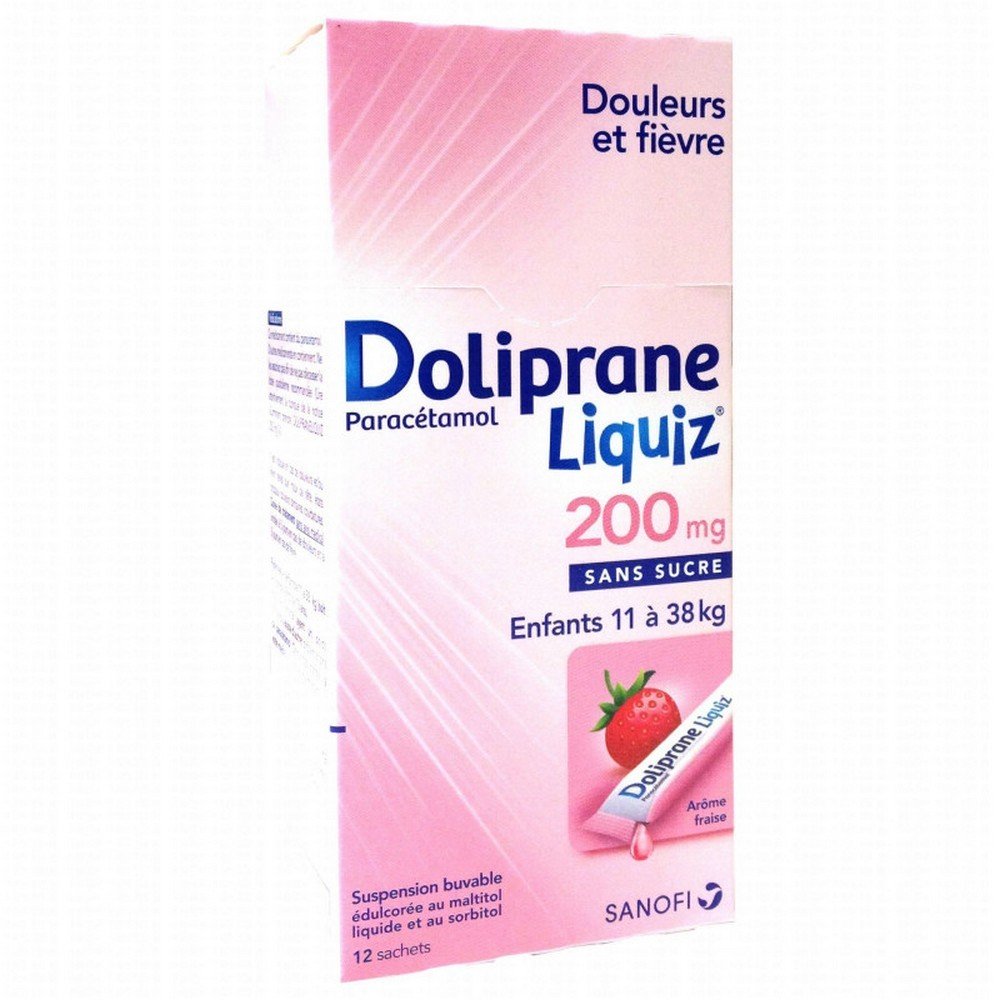 dolipraneliquiz 200 mg oral suspension in sachet