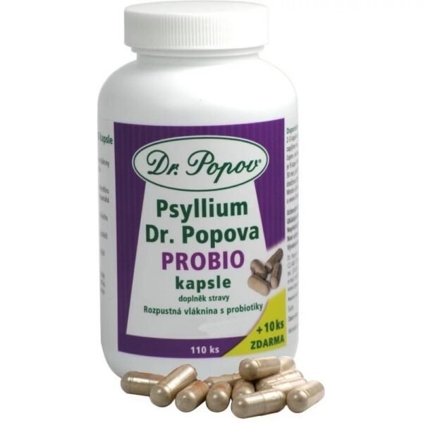Dr. POPOV Psyllium probio 120 capsules