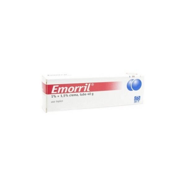 Emorril 1% + 1.5% Cream - Treatment Of Internal And External Hemorrhoids 40 G