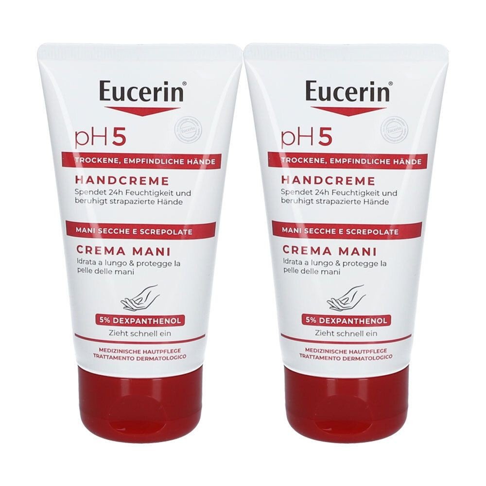 eucerin ph5 hand cream 2x75 ml emulsion
