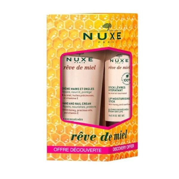 Honey Dream Discovery Offer Hand Cream Nails and Lip Stick,Honey Dream Discovery offre une crème pour les mains pour les ongles et un rouge à lèvres