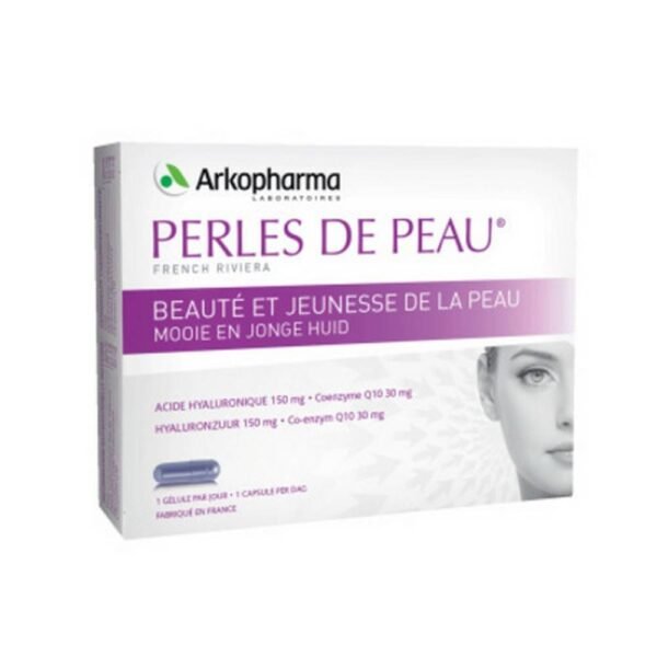Hyaluronic Acid Coenzyme Q10 Skin Pearls, 30, Perles de Peau Acide Hyaluronique Coezyme Q10