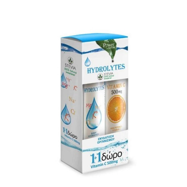 Hydrolytes, 20+vitamin C 500mg, 20, Хидролити, 20+витамин С 500мг
