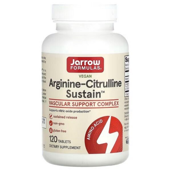Jarrow Formulas, Arginine-Citrulline Sustain, Arginine-Citrulline, 120 Tablets,Jarrow Formulas, Arginine-Citrulline Sustain, Arginin-Citrullin, 120 Tabletten