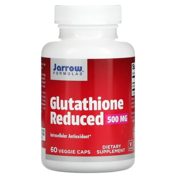 Jarrow Formulas, Glutathione Reduced, 500 mg, 60 vegetarian capsules,Jarrow Formulas, Glutathione Reduced, 500 mg, 60 vegetarische Kapseln