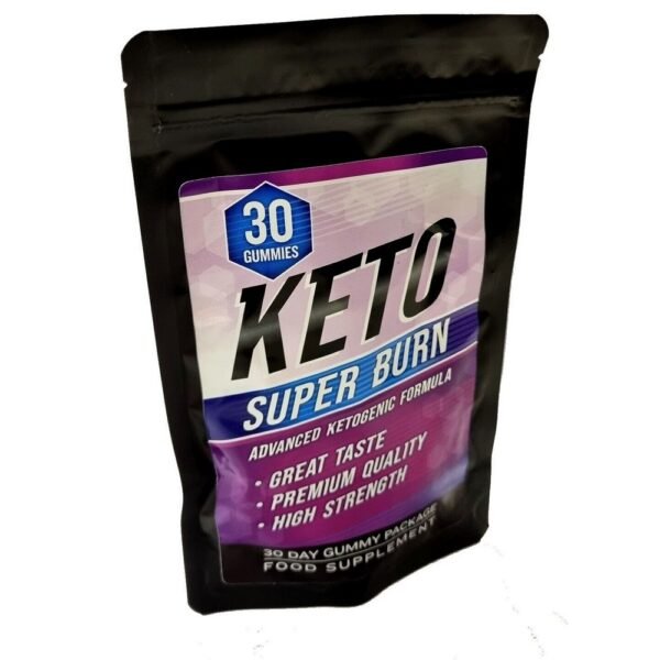 Keto Super Burn Weight Fat Loss, Fat Burner - 30 Gummies - 1 Month Supply